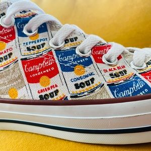 *Collectors Edition* Andy Warhol’s Campbell Soup Converse Sneakers